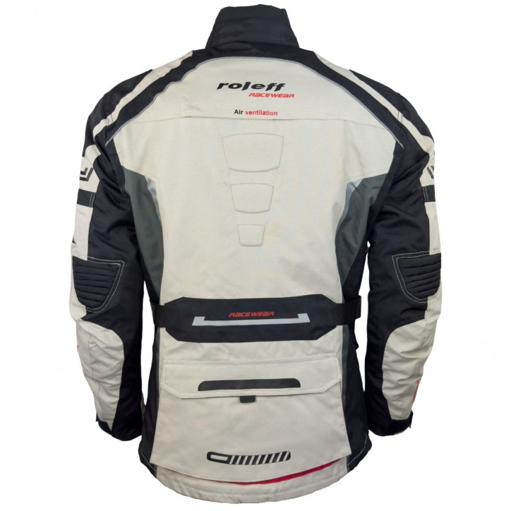 Roleff RO537 - Motorrad Tourenjacke: Abriebfest, Allwettertauglich, helles Design" Neuheiten