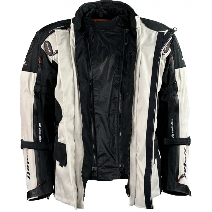 Roleff RO1121 Ultimativer Schutz und Stil: Die Enduro-Motorradjacke, die jedes Abenteuer rockt!" Kauf eins, bekomm eins gratis