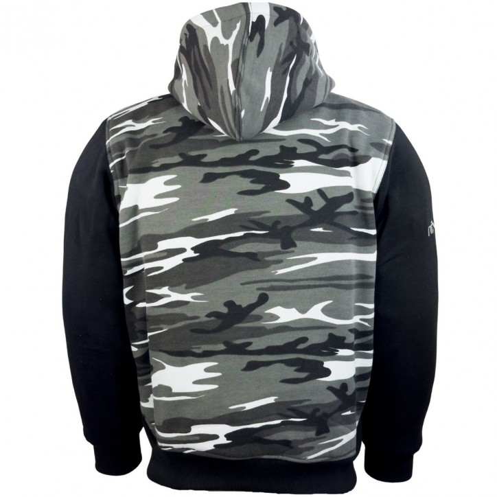Roleff RO3350 - Hoodie mit Aramid & Protektoren - camouflage/ schwarz/ weiss Sonderangebote