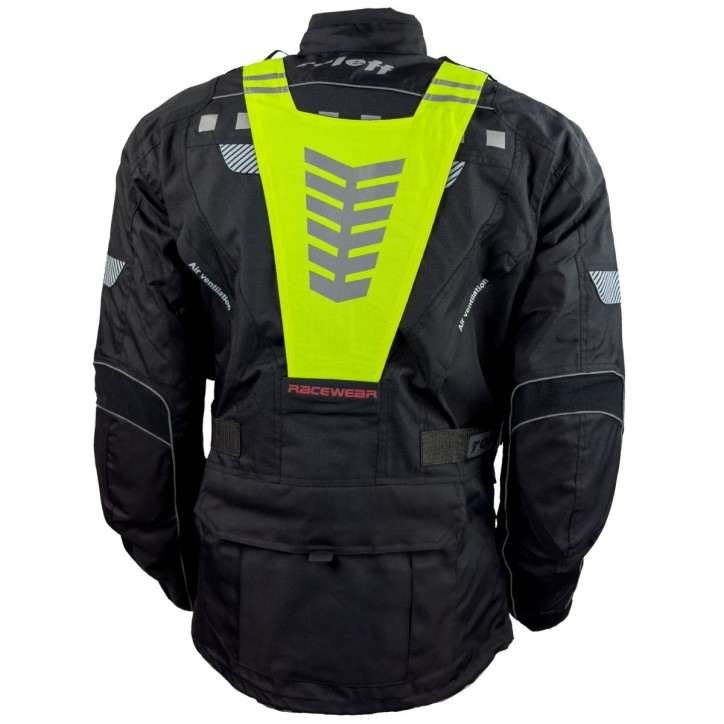 Roleff RO773 - Motorradjacke mit abnehmbarer Neon-Weste VIP-Rabatte