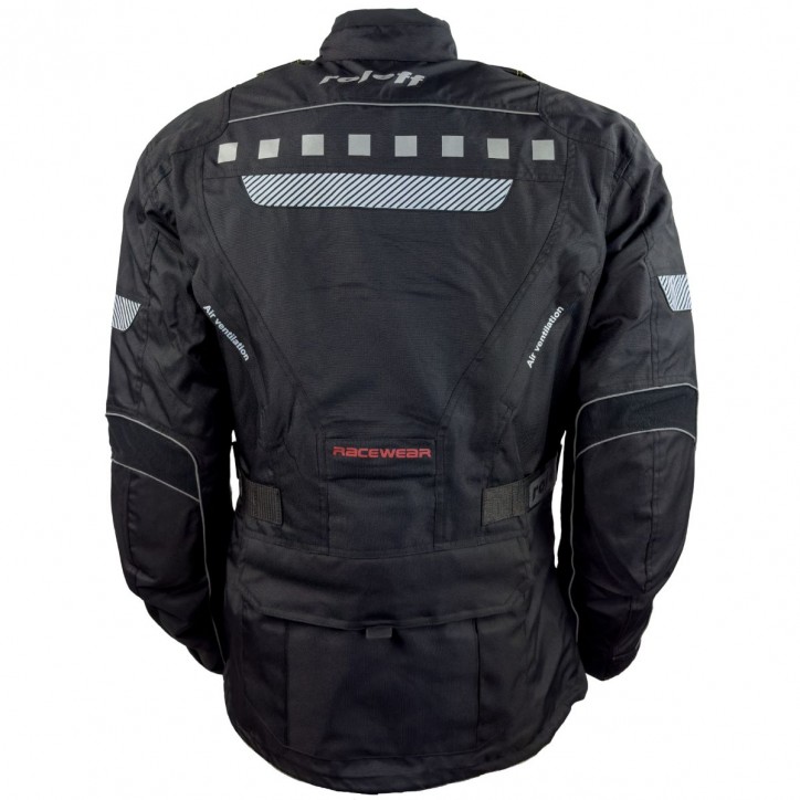 Roleff RO773 - Motorradjacke mit abnehmbarer Neon-Weste VIP-Rabatte
