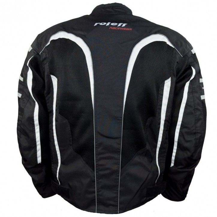 Roleff RO607 - Leichte Motorrad Sommerjacke mit großen Meshgewebeflächen Tiefpreis