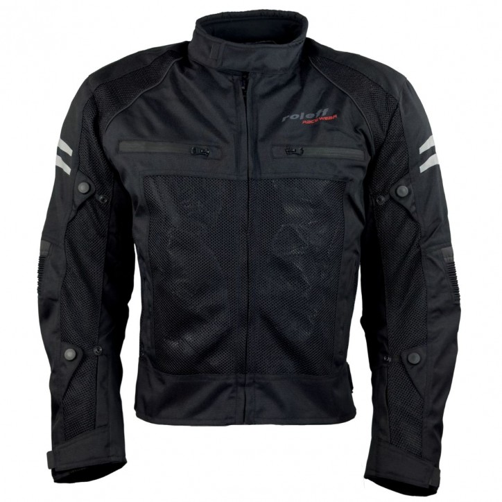 Roleff RO613 - Mesh Motorradjacke mit Klimamembrane: Perfekt für Sommertouren Letzte 3 Tage