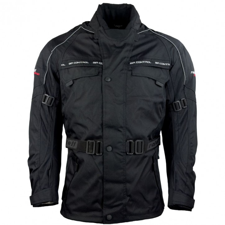 Roleff RO700 - lange Textil Motorradjacke Reno -schwarz Zeitbegrenzte Promotion