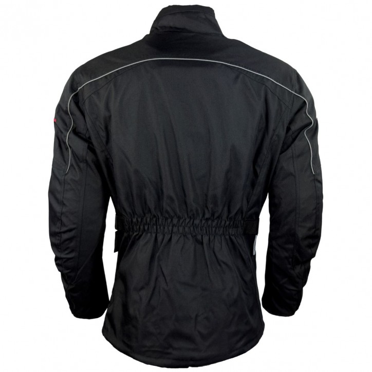 Roleff RO700 - lange Textil Motorradjacke Reno -schwarz Zeitbegrenzte Promotion