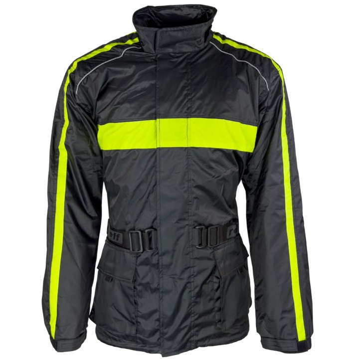 Roleff RO1001 - Regenjacke in Schwarz / Neongelb Nur für heute