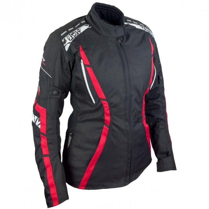 Roleff RO15091 - Damen Motorradjacke "Zelina" - Ein Must-Have für stilbewusste Motorradfahrerinnen Vierteljährliche Förderung