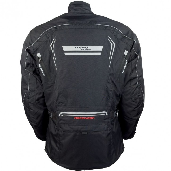 Roleff RO15111 - Motorradjacke in Schwarz Discount Store für neue Produkte