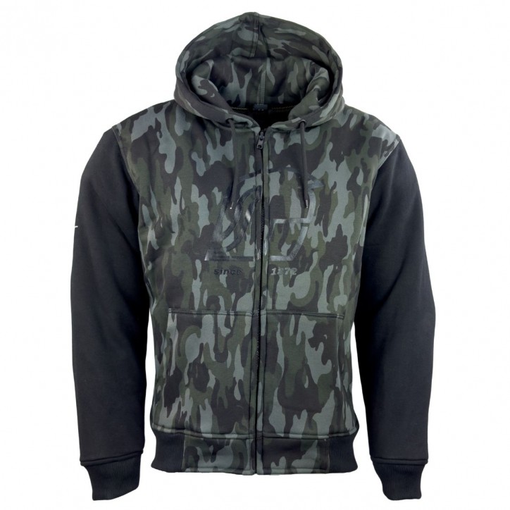 Roleff RO3340 - Hoodie mit Aramid & Protektoren - camouflage/schwarz Riesige Rabatte