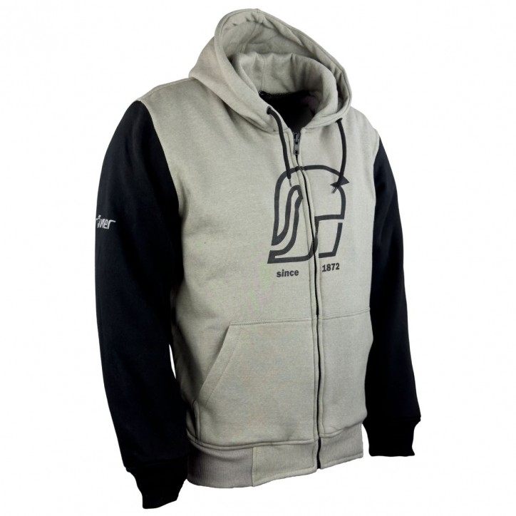 Roleff RO3330 - Hoodie mit Aramid & Protektoren - beige/schwarz 50% Rabatt mit kostenlosem Versand