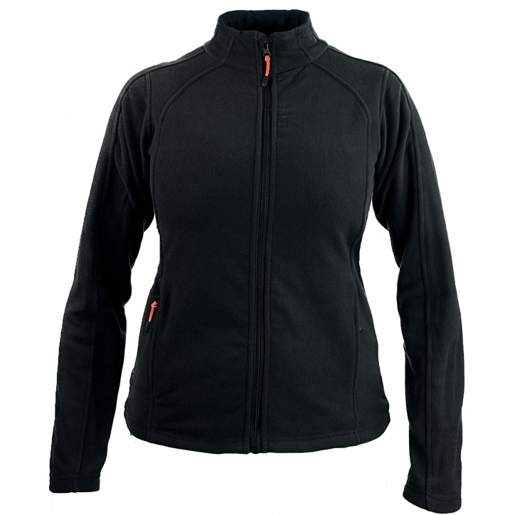 Roleff Römer Fleecejacke für Damen, schwarz - RO3310