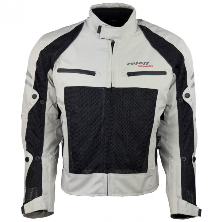 Roleff RO614 - Helle Mesh Motorradjacke mit Klimamembrane: Perfekt für Sommertouren Rabatte dieses Monats