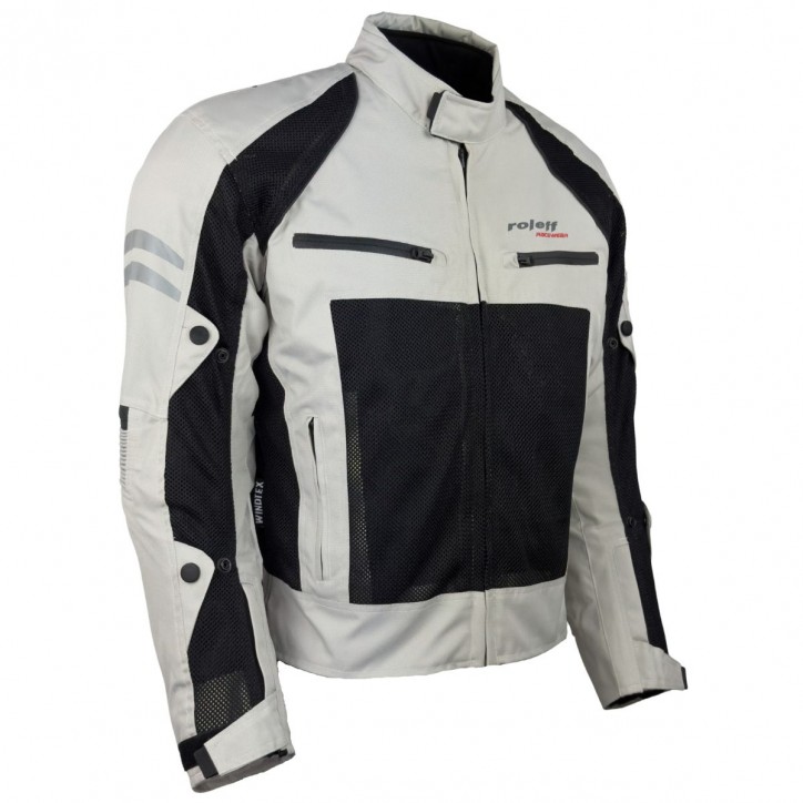 Roleff RO614 - Helle Mesh Motorradjacke mit Klimamembrane: Perfekt für Sommertouren Rabatte dieses Monats