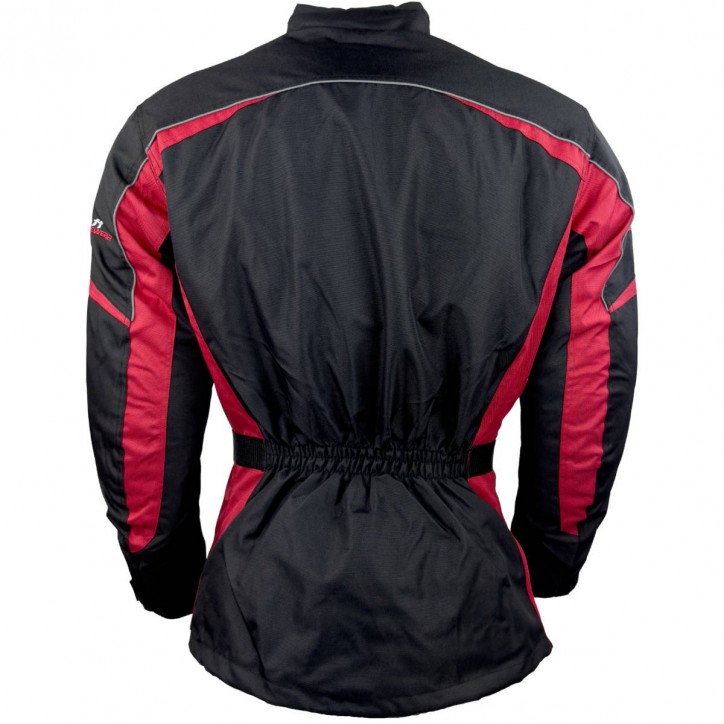 Roleff RO703 - Motorradjacke in Schwarz / Rot Günstiger Verkauf
