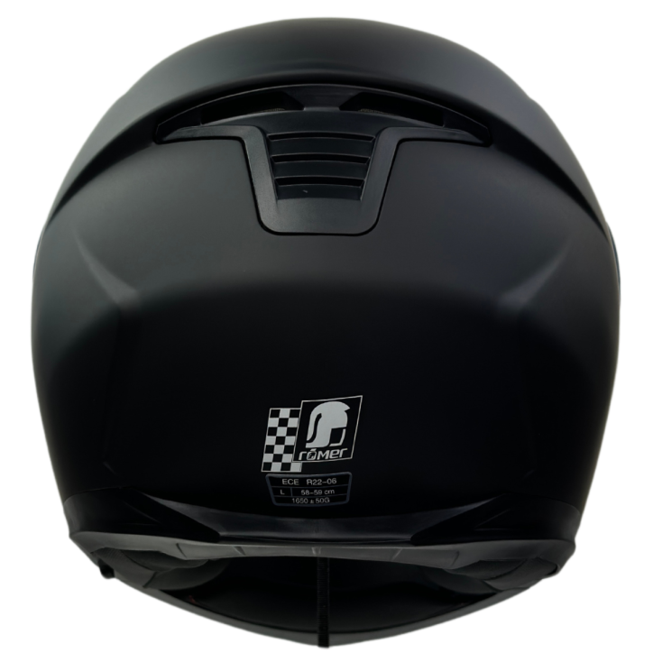 Roleff RR20770 - Römer Klapphelm -Motorradhelm mit Sonnenvisier, matt-schwarz Limitierter Zeitrabatt