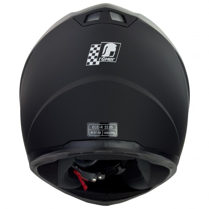 Roleff RO20040 - Motorradhelm mit Belüftung, matt schwarz Großer Ausverkauf