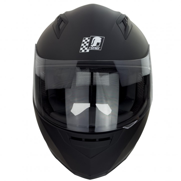 Roleff RO20040 - Motorradhelm mit Belüftung, matt schwarz Großer Ausverkauf
