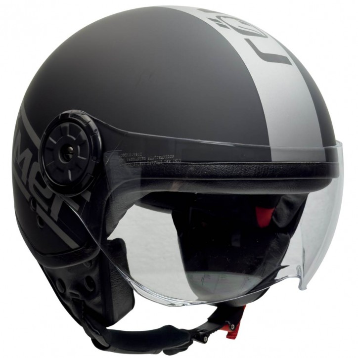 Roleff Motorrad- Jethelm mit Pilotenvisier in edlem Design Flash Sale