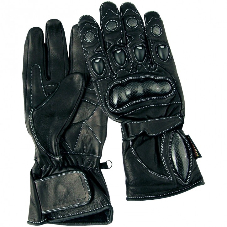 Roleff RO61A - Lederhandschuhe mit Protektoren und Belüftung