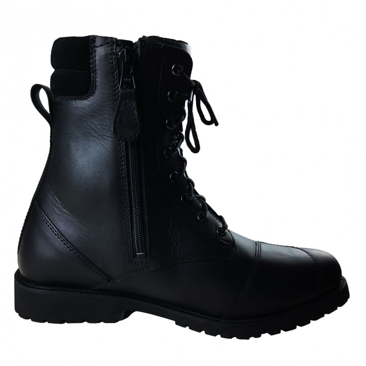 Roleff RO012 - Motorradstiefel "Ranger", mit seitlichem Reißverschluss und Schnürung Tägliche Deals