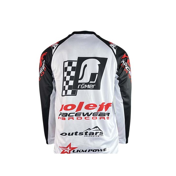 Roleff RO8710 MX Shirt weiss/schwarzMotocross- Shirt Zeitbegrenzte Promotion