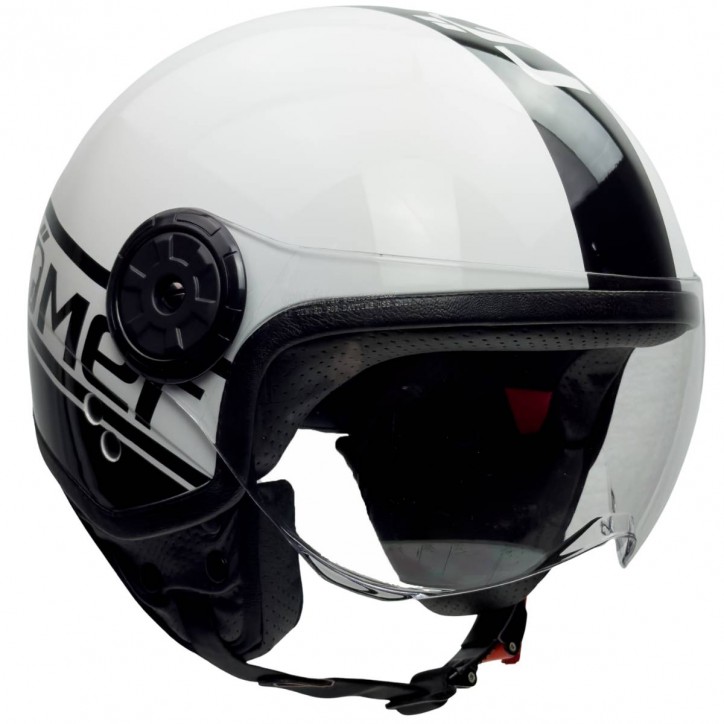 Roleff Motorrad- Jethelm - Hochglanz Lackierung & Pilotenvisier Black Friday Preise