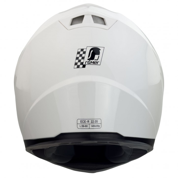 Roleff RO20042 - Weißer Integralhelm 2025