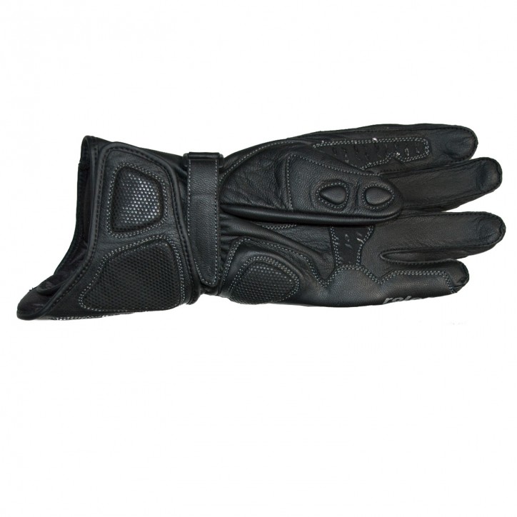 Roleff RO49 - leichter, langer Leder/Textil Motorradhandschuh mit Hartschalen Flash Sale