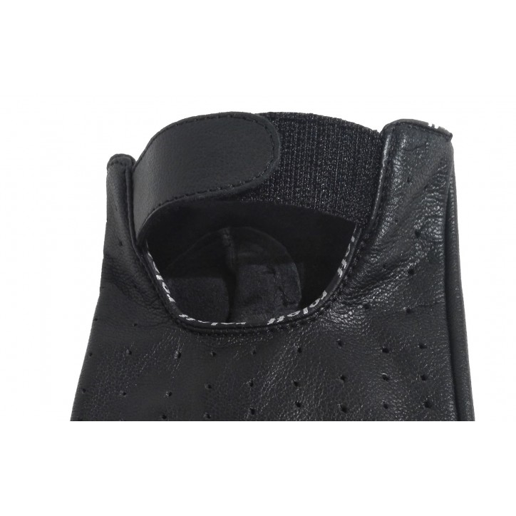 Roleff RO30 - Schwarze, fingerlose Handschuhe aus Leder Black Friday