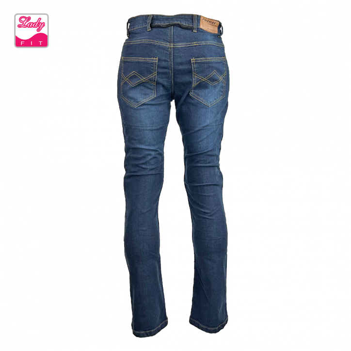 Roleff RO185 - Blaue Aramid Motorradjeans mit Protektoren für Damen Osterangebot