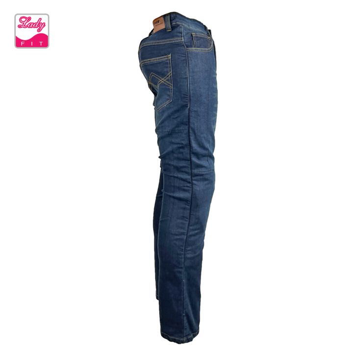 Roleff RO185 - Blaue Aramid Motorradjeans mit Protektoren für Damen Osterangebot