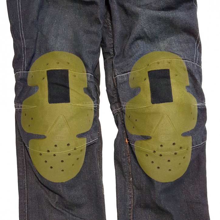 Roleff RO170 - Schwarze Aramid Motorradjeans mit Protektoren für Herren Muttertagsangebot