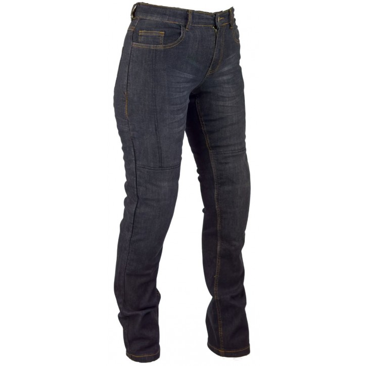 Roleff RO180 - schwarze Damen Motorradjeans mit Protektoren & extrem abriebfesten Aramid Vatertagsangebot