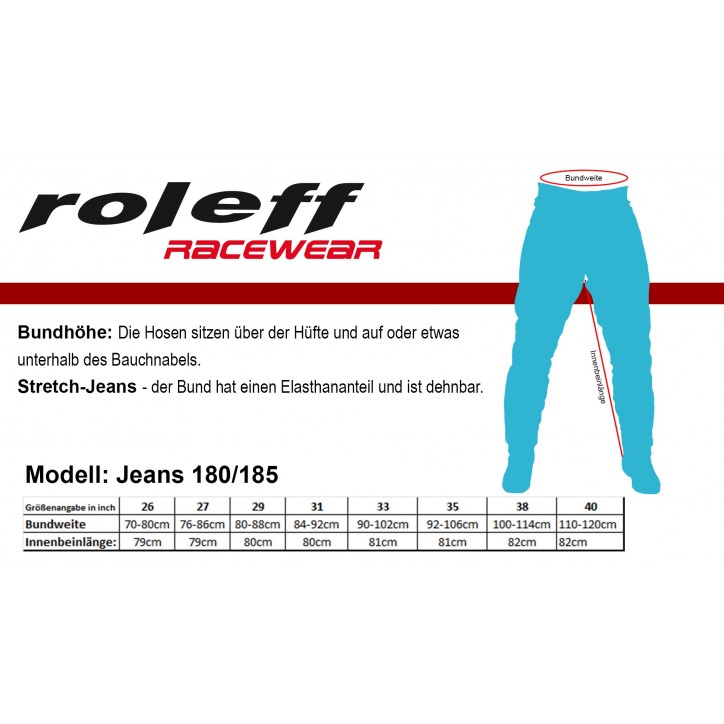Roleff RO180 - schwarze Damen Motorradjeans mit Protektoren & extrem abriebfesten Aramid Vatertagsangebot