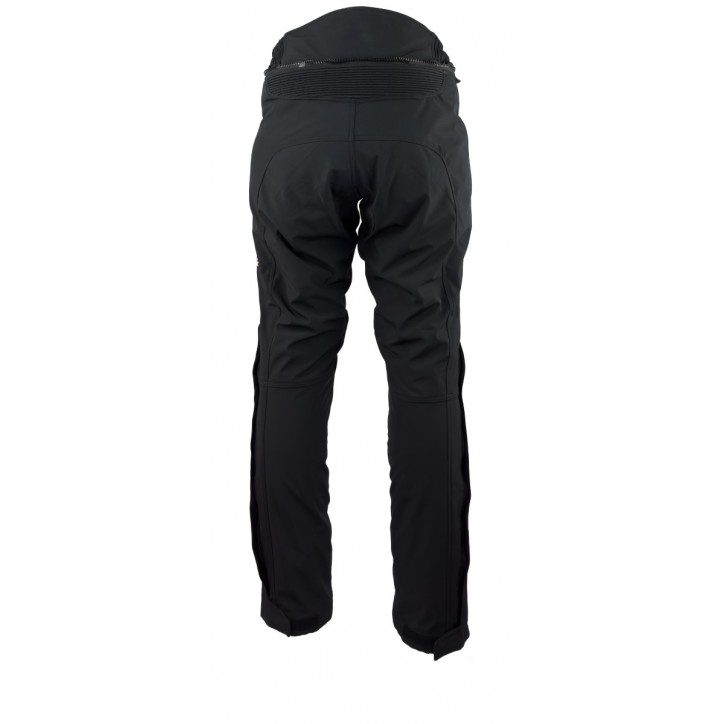 Roleff RO400 - Schwarze Softshell Motorradhose mit Belüftungssystem, Klimamembrane und Thermofutter Jubiläumsangebot