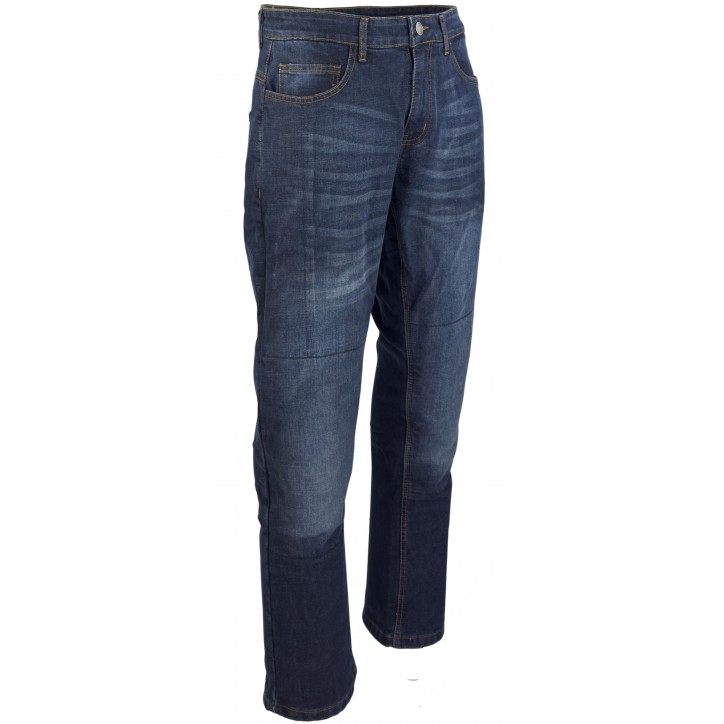 Roleff RO175 - Blaue Aramid Motorradjeans mit Protektoren für Herren Saisonale Angebote