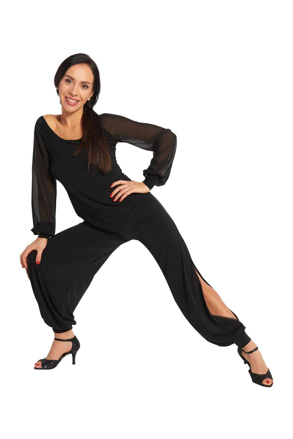 Rumpf Long-Shirt mit Chiffon-Ärmel CANNES RU5514