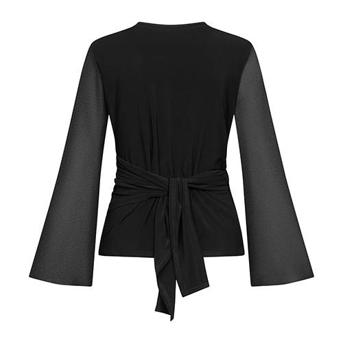 Rumpf SIENA Damen Wickelbluse mit Tüllärmel RU5531 Hotsell