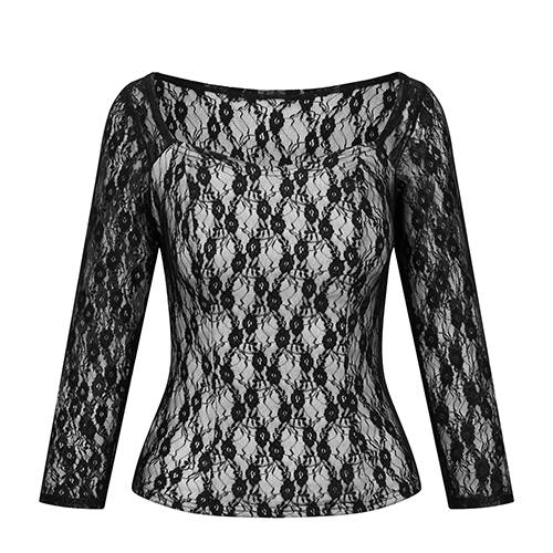 Rumpf PERUGIA Damen Bluse mit Spitze RU5532