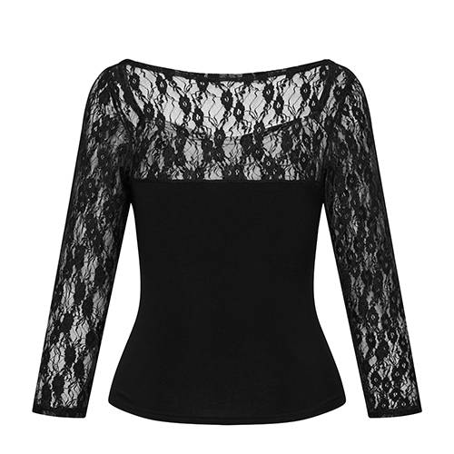 Rumpf PERUGIA Damen Bluse mit Spitze RU5532 Günstiger Verkauf