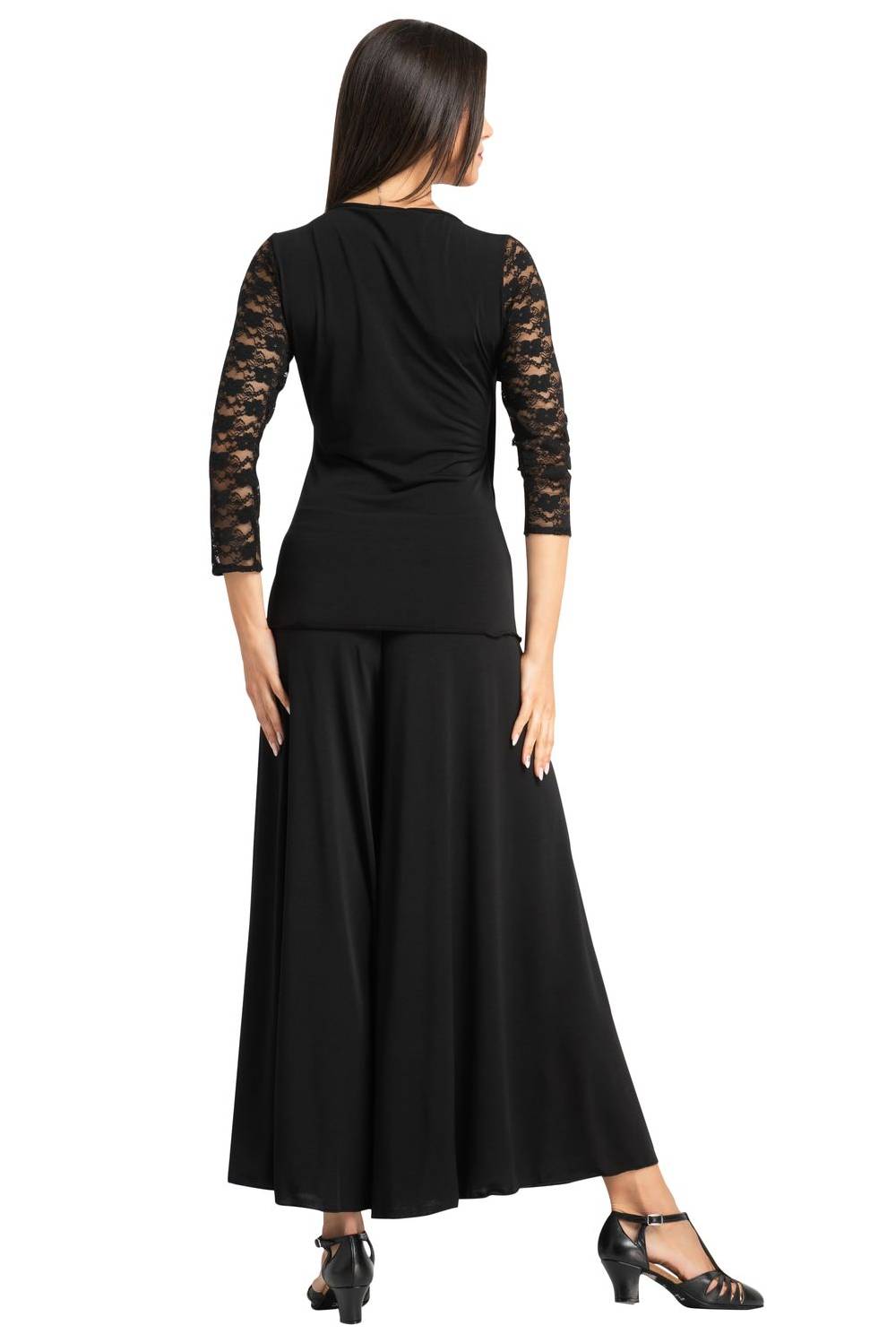 Rumpf Damen Ballroom Shirt LUBIANA RU5740 Begrenzte Freigabe