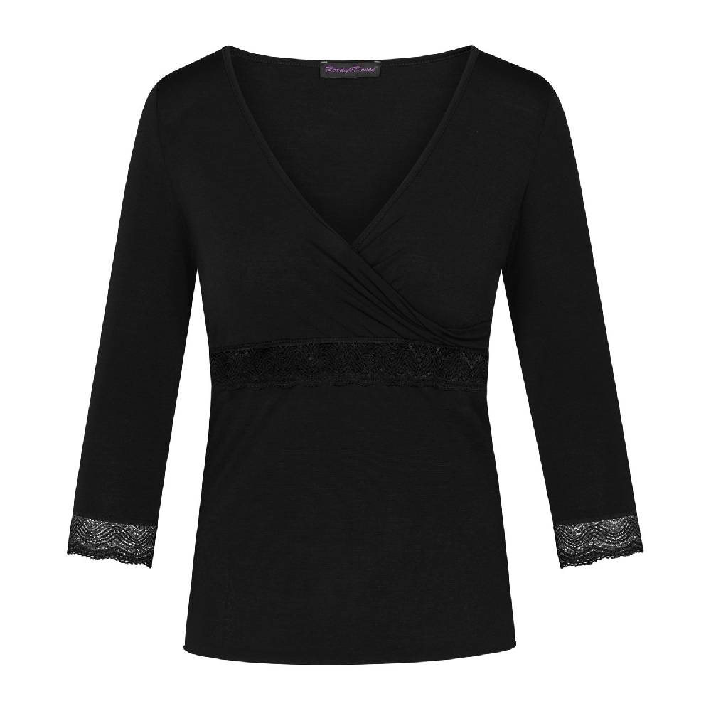 Rumpf ALMERIA Damen Top mit Spitze RU5754