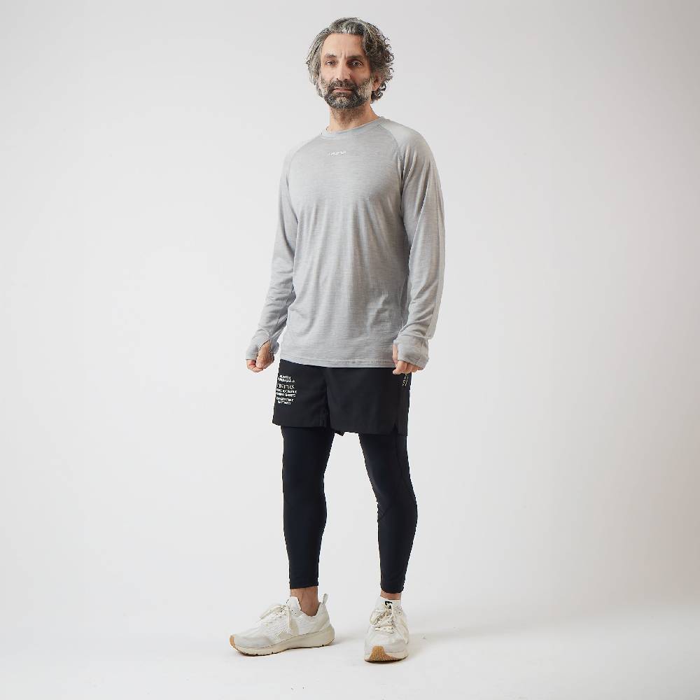 ﻿Runamics Merino Running Longsleeve Herren, grau Online Outlet