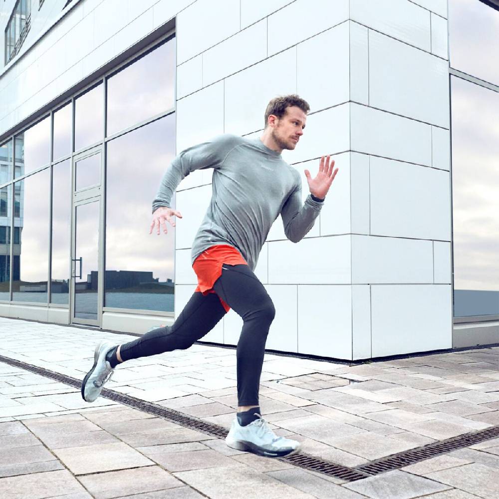 ﻿Runamics Merino Running Longsleeve Herren, grau Online Outlet