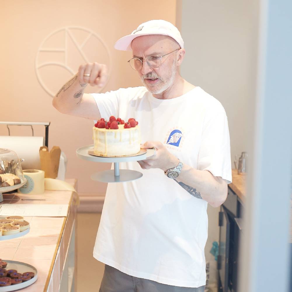 Runamics Cake Break T-Shirt, Biobaumwolle, unisex, weiß Riesige Ersparnisse