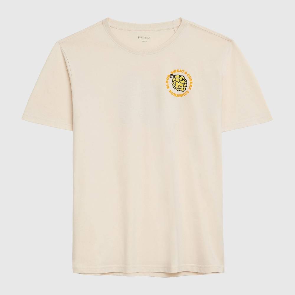 Runamics Good Times Good Friends T-Shirt, Biobaumwolle, unisex, undyed Begrenzte Freigabe