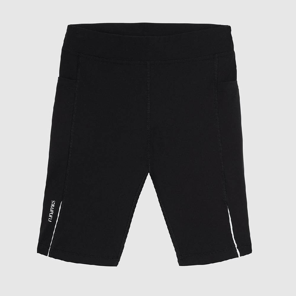 Runamics Kurze Lauftights Damen, schwarz, mit Tasche Nur für heute