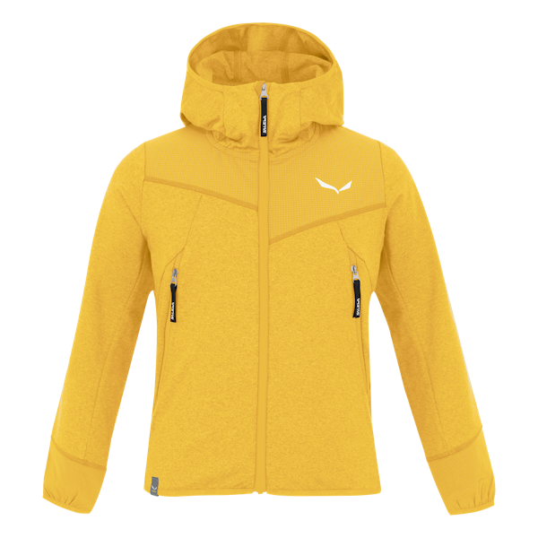 Salewa Agner Melange Polarlite Full Zip Kinder Kapuzenjacke