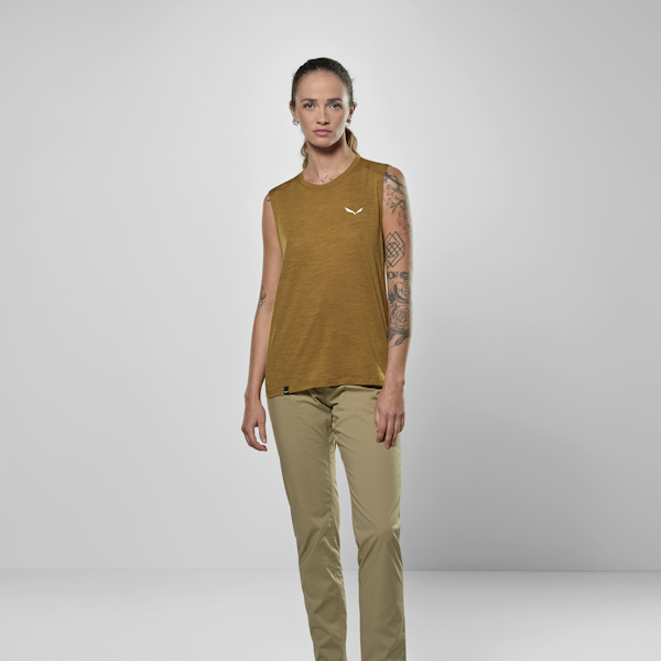 Salewa Eagle Minilogo Merino Tanktop Damen Räumungsverkauf