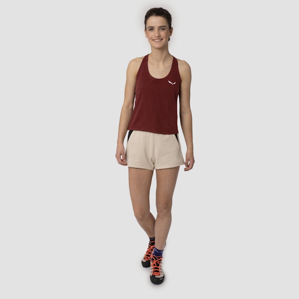 Salewa Lavaredo Hemp Cropped Tanktop Damen Limitierter Zeitrabatt